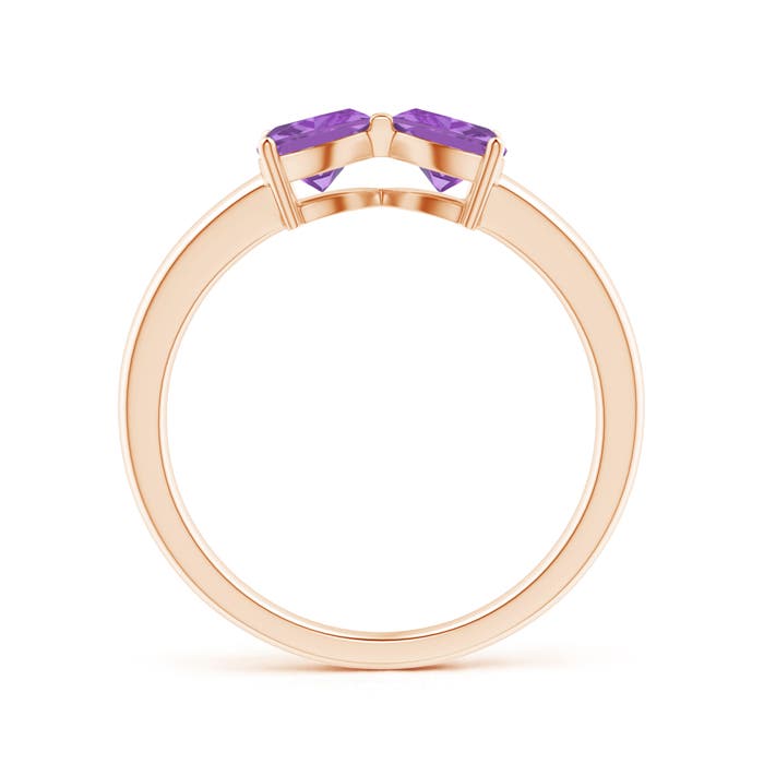 A - Amethyst / 0.8 CT / 14 KT Rose Gold