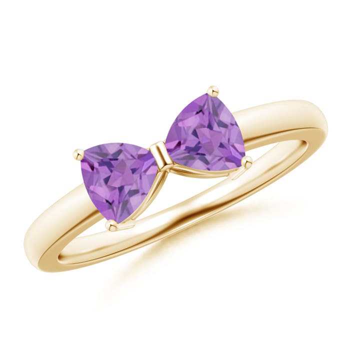 A - Amethyst / 0.8 CT / 14 KT Yellow Gold