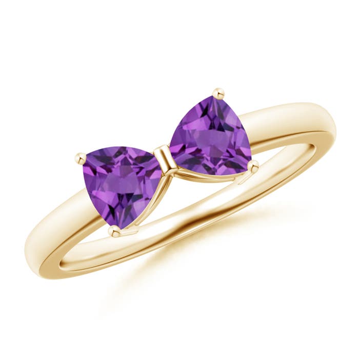 AA - Amethyst / 0.8 CT / 14 KT Yellow Gold