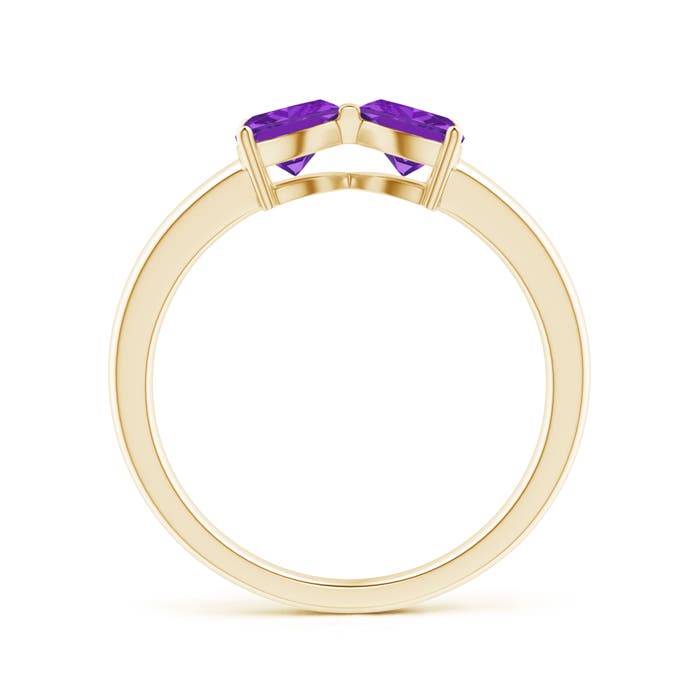 AA - Amethyst / 0.8 CT / 14 KT Yellow Gold