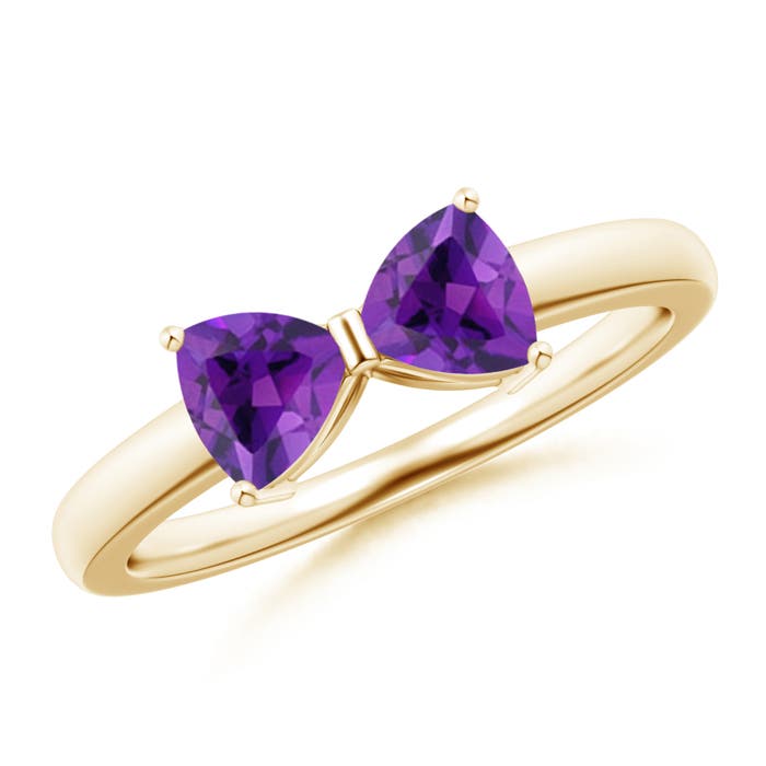 AAA - Amethyst / 0.8 CT / 14 KT Yellow Gold