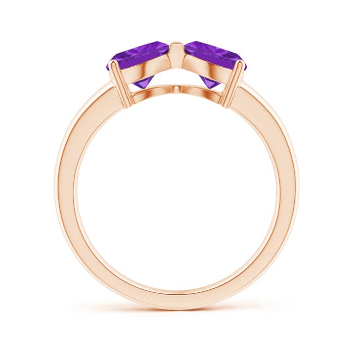 AA - Amethyst / 1.4 CT / 14 KT Rose Gold