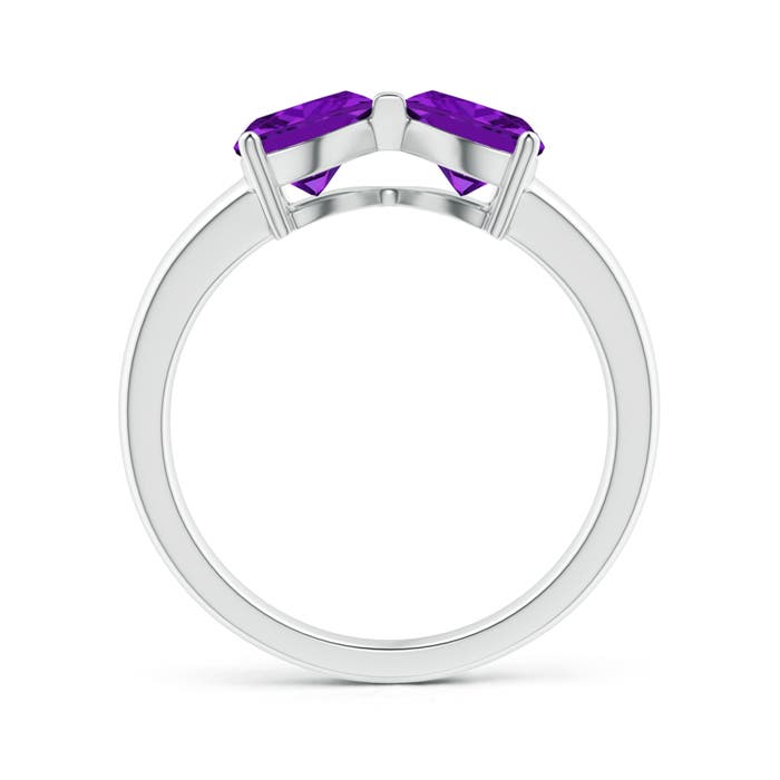 AAA - Amethyst / 1.4 CT / 14 KT White Gold