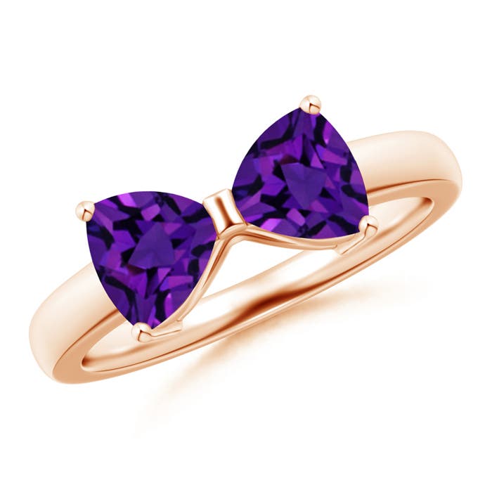 AAAA - Amethyst / 1.4 CT / 14 KT Rose Gold