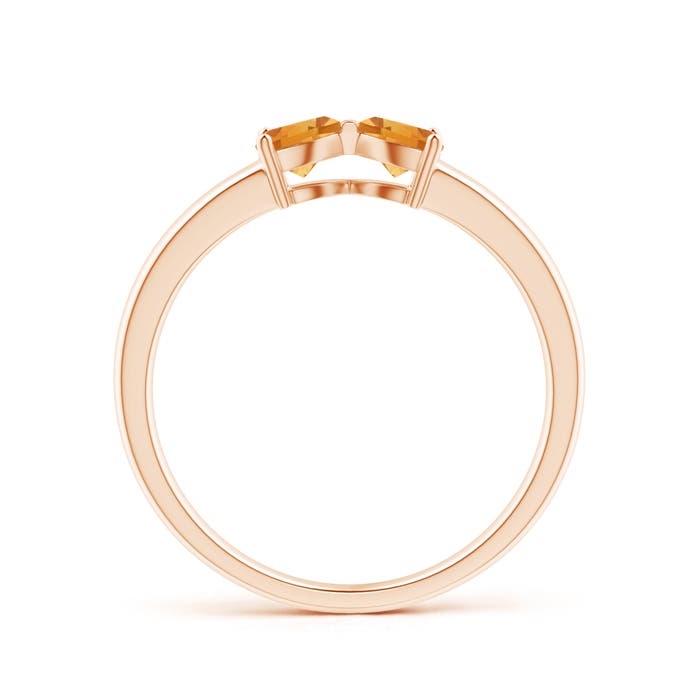 A - Citrine / 0.4 CT / 14 KT Rose Gold