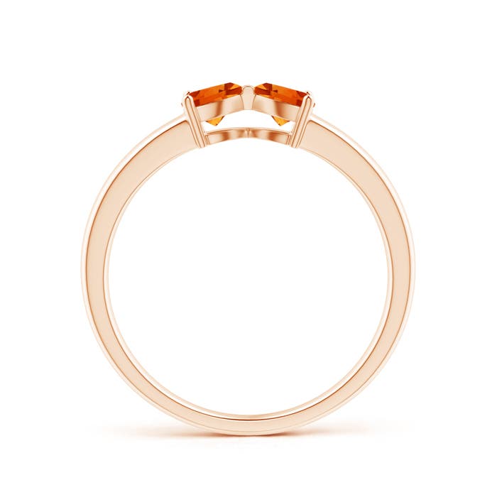 AAAA - Citrine / 0.4 CT / 14 KT Rose Gold