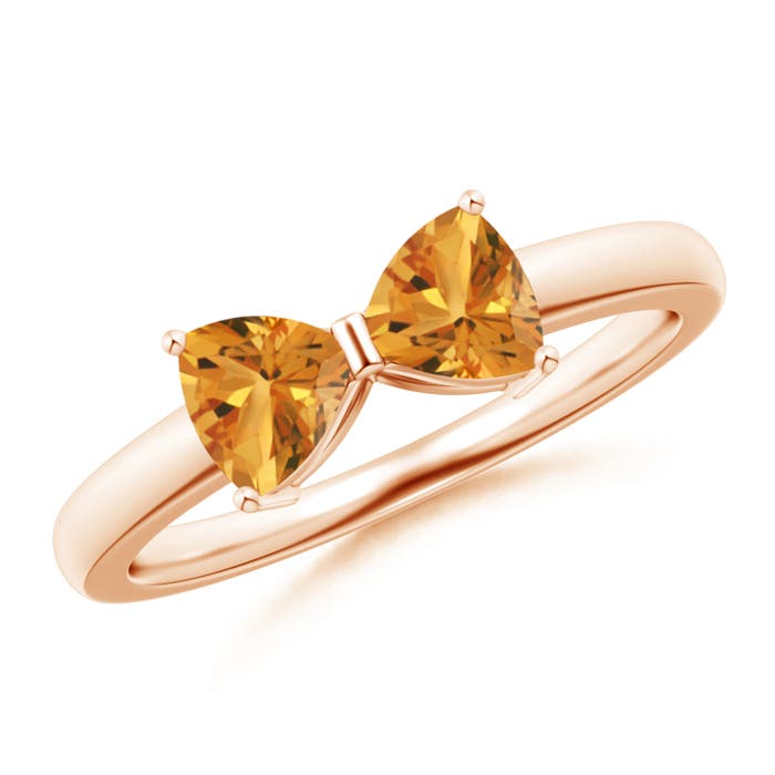 AA - Citrine / 0.76 CT / 14 KT Rose Gold