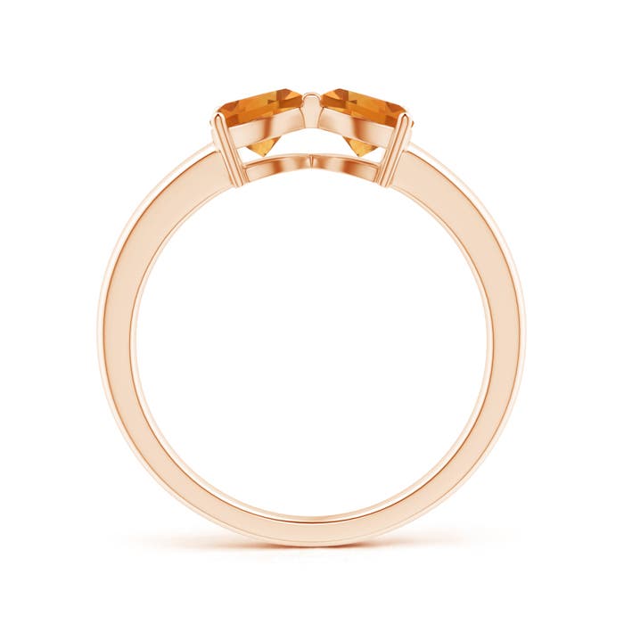 AA - Citrine / 0.76 CT / 14 KT Rose Gold