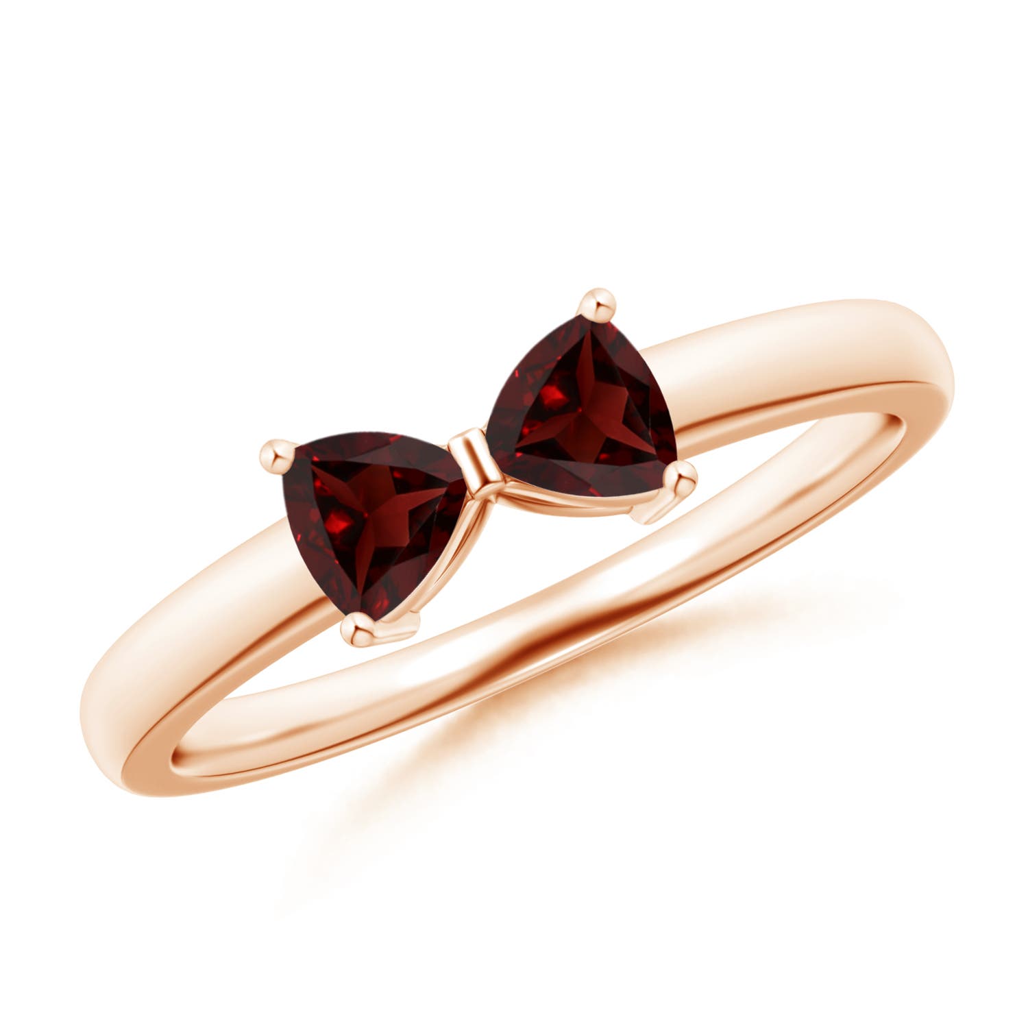 AA - Garnet / 0.5 CT / 14 KT Rose Gold