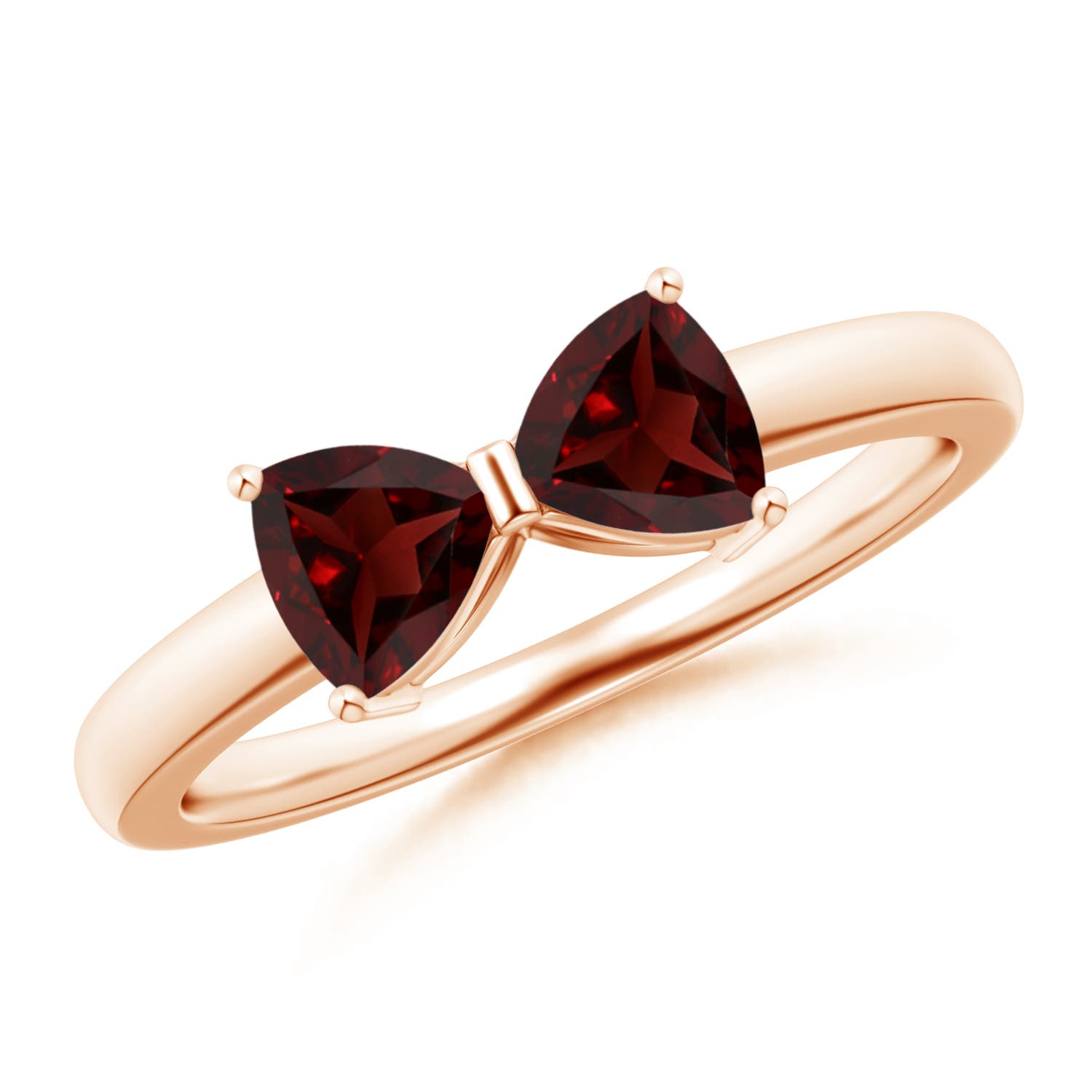 AA - Garnet / 1 CT / 14 KT Rose Gold