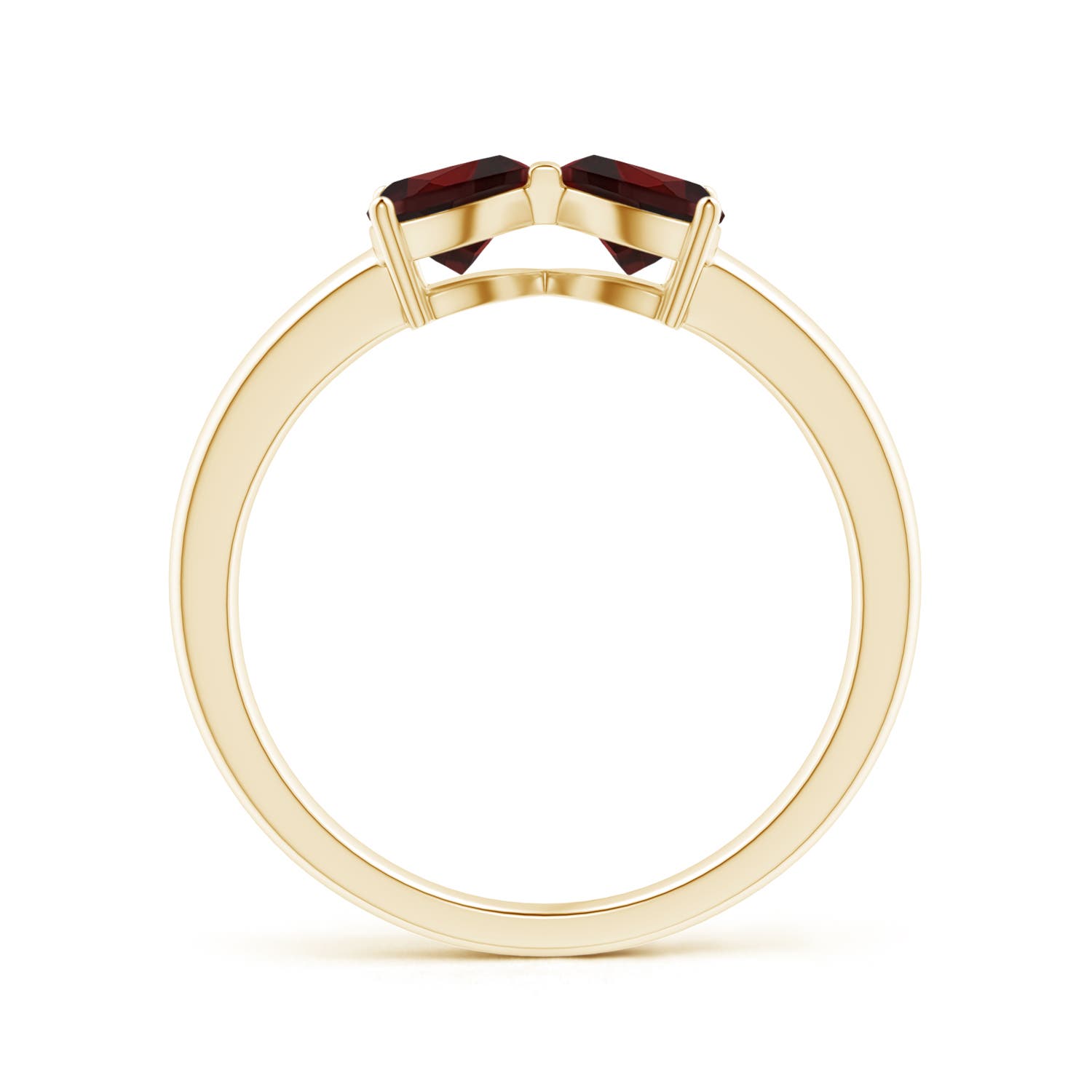 AA - Garnet / 1 CT / 14 KT Yellow Gold