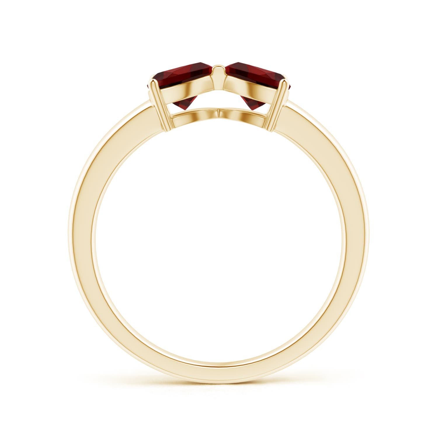 AAAA - Garnet / 1 CT / 14 KT Yellow Gold