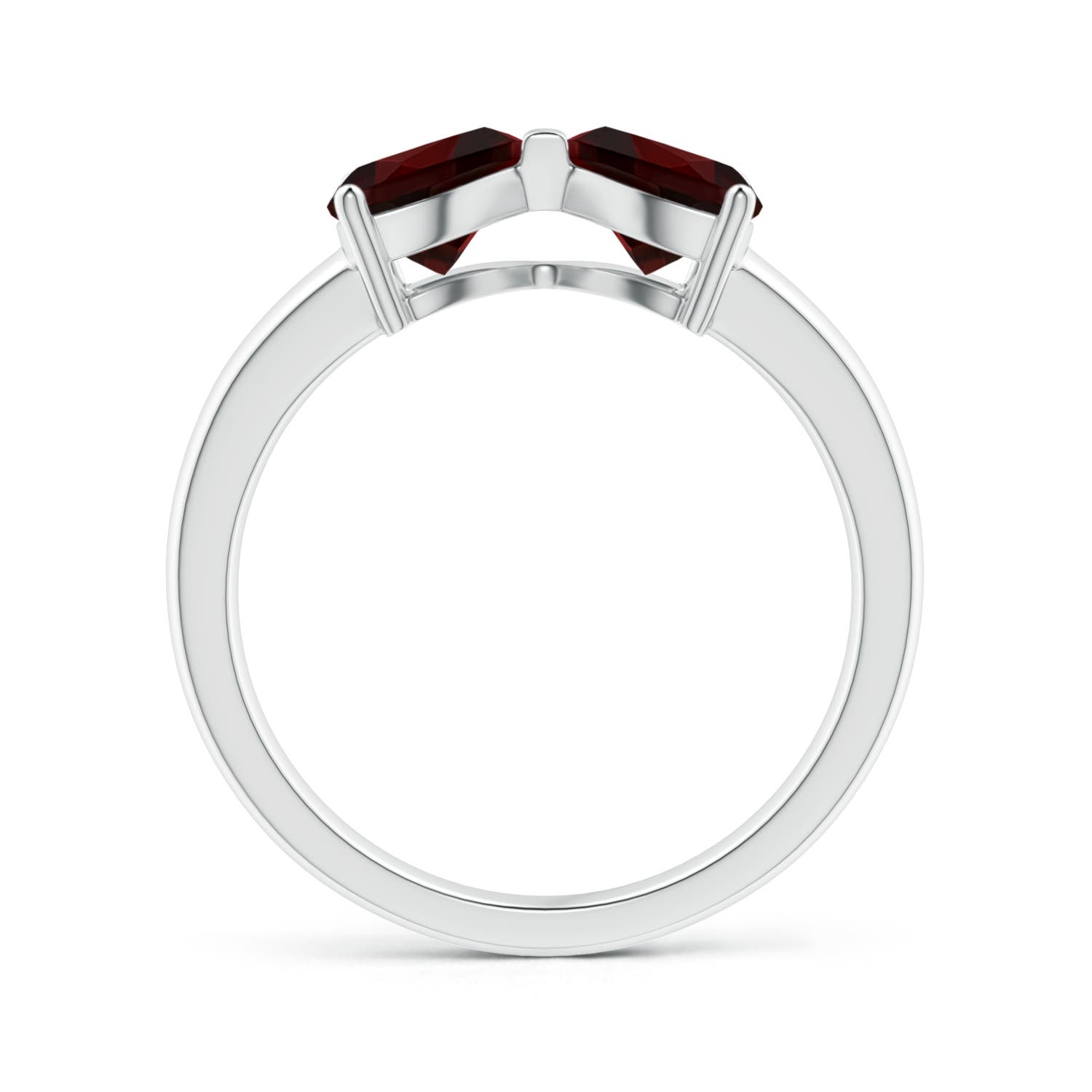 A - Garnet / 1.7 CT / 14 KT White Gold