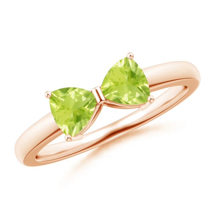 A - Peridot / 1 CT / 14 KT Rose Gold