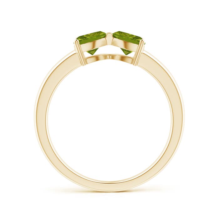 AAA - Peridot / 1 CT / 14 KT Yellow Gold