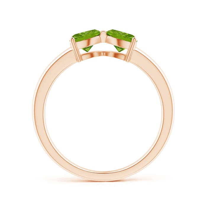 AAAA - Peridot / 1 CT / 14 KT Rose Gold