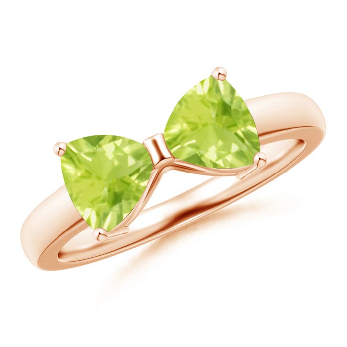 A - Peridot / 1.4 CT / 14 KT Rose Gold