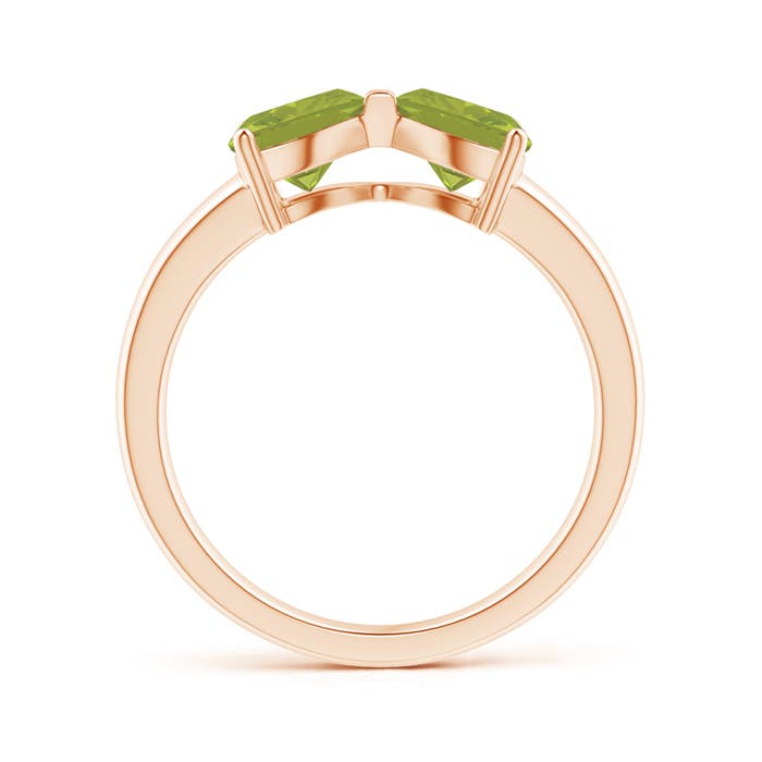 AA - Peridot / 1.4 CT / 14 KT Rose Gold