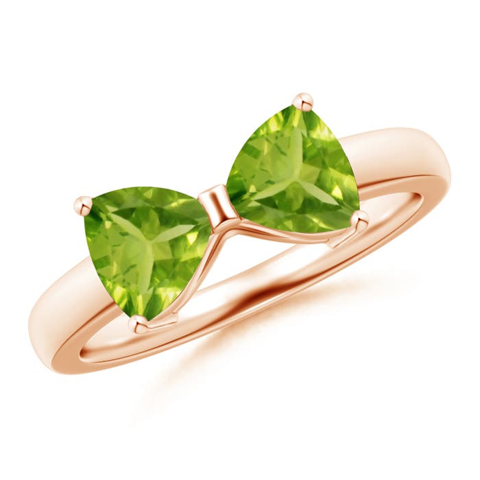 AAA - Peridot / 1.4 CT / 14 KT Rose Gold