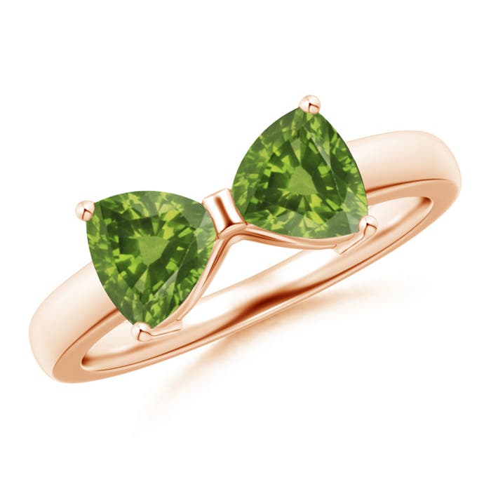 AAAA - Peridot / 1.4 CT / 14 KT Rose Gold