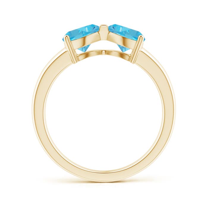 AA - Swiss Blue Topaz / 1.8 CT / 14 KT Yellow Gold