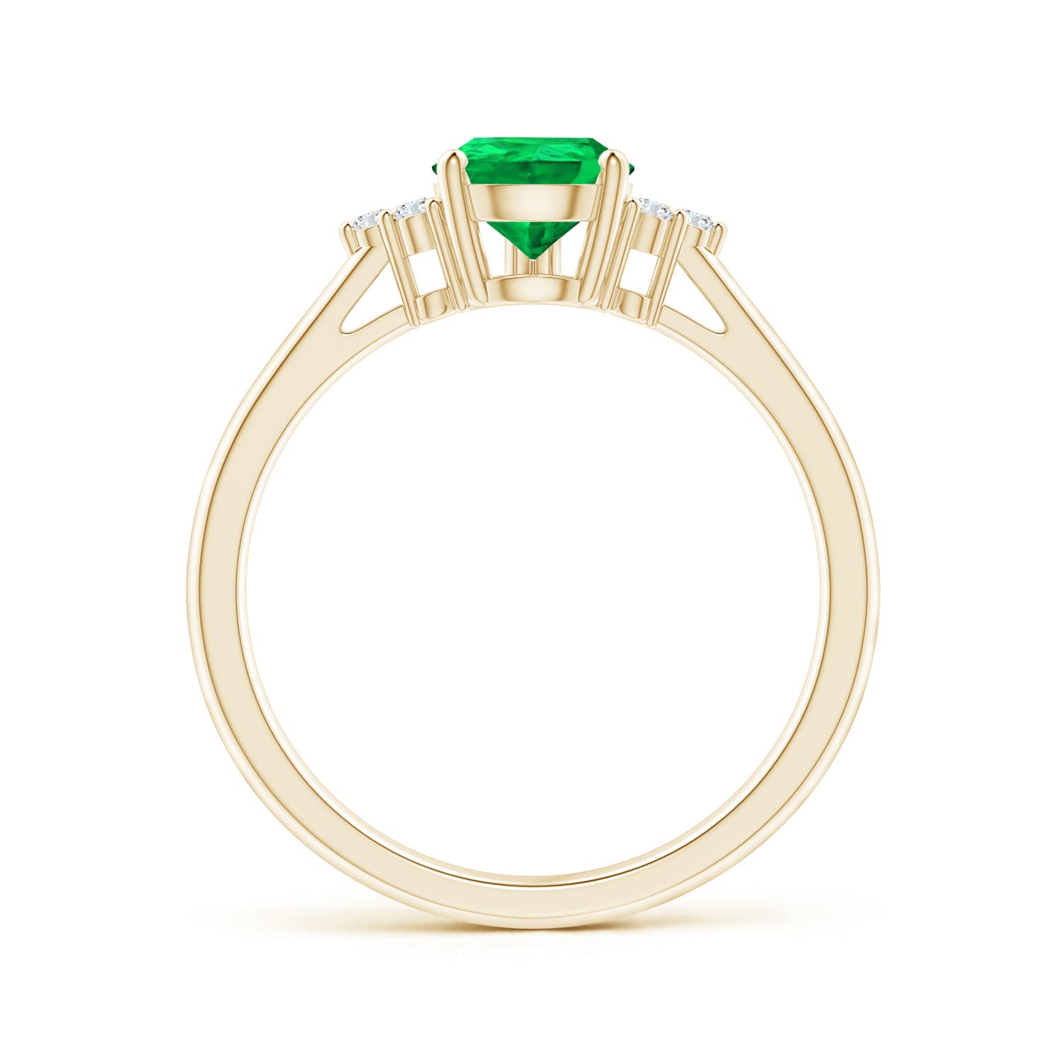 AAA - Emerald / 1.02 CT / 14 KT Yellow Gold
