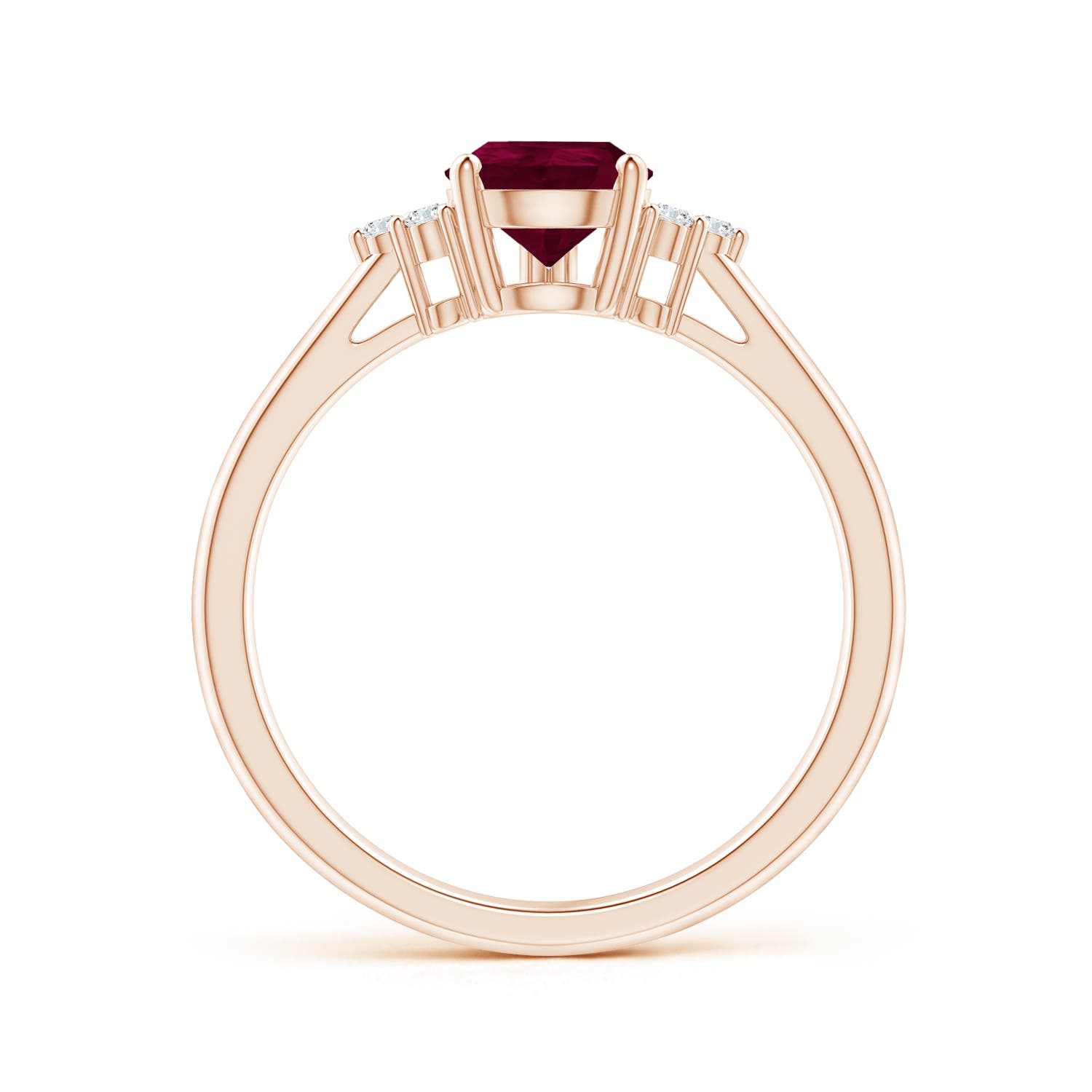 A - Ruby / 1.22 CT / 14 KT Rose Gold