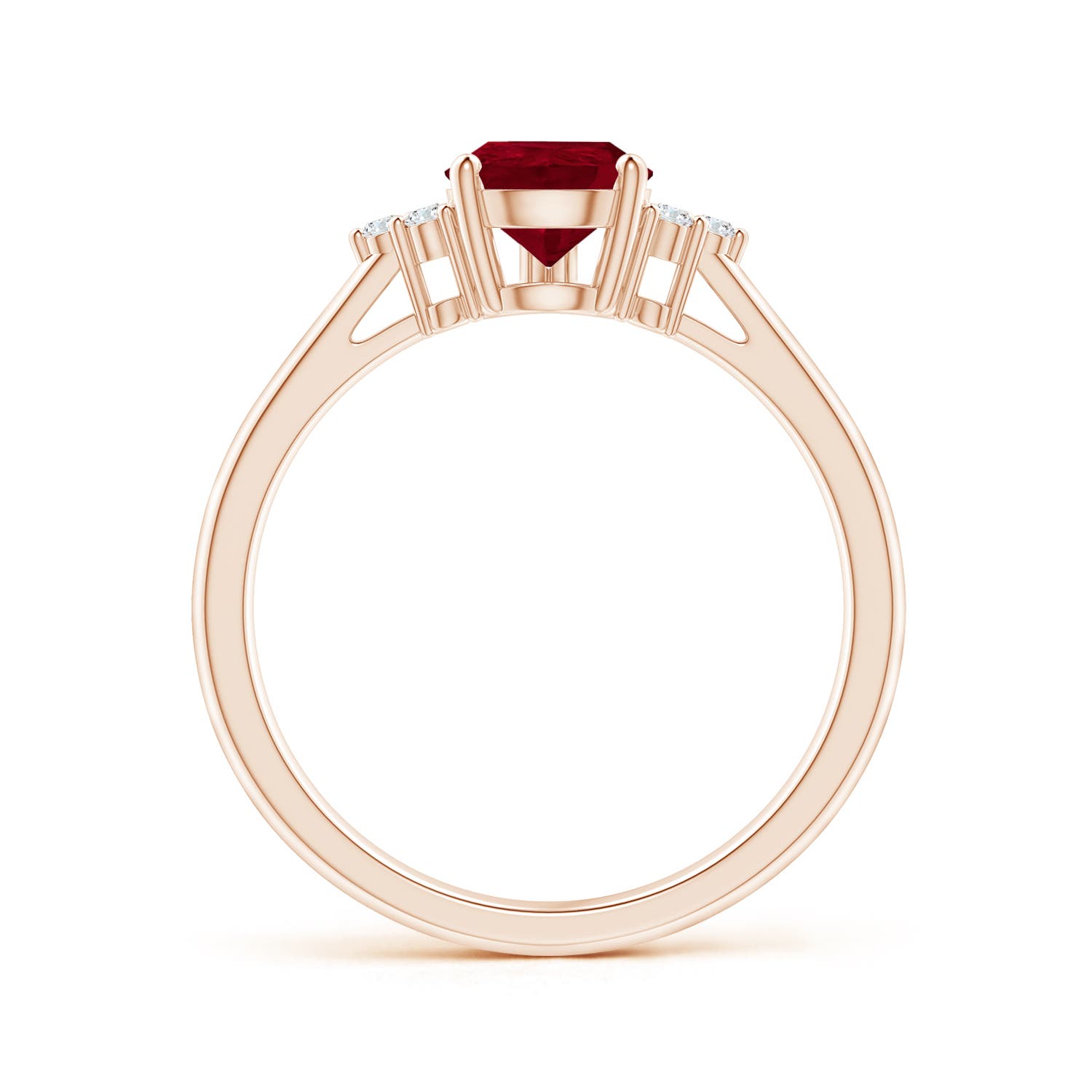 AA - Ruby / 1.22 CT / 14 KT Rose Gold