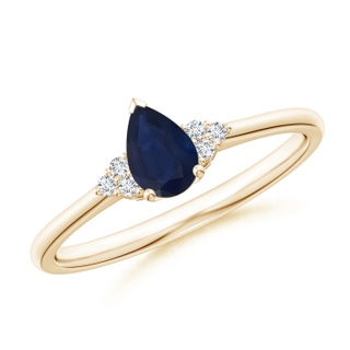 Pear A Blue Sapphire