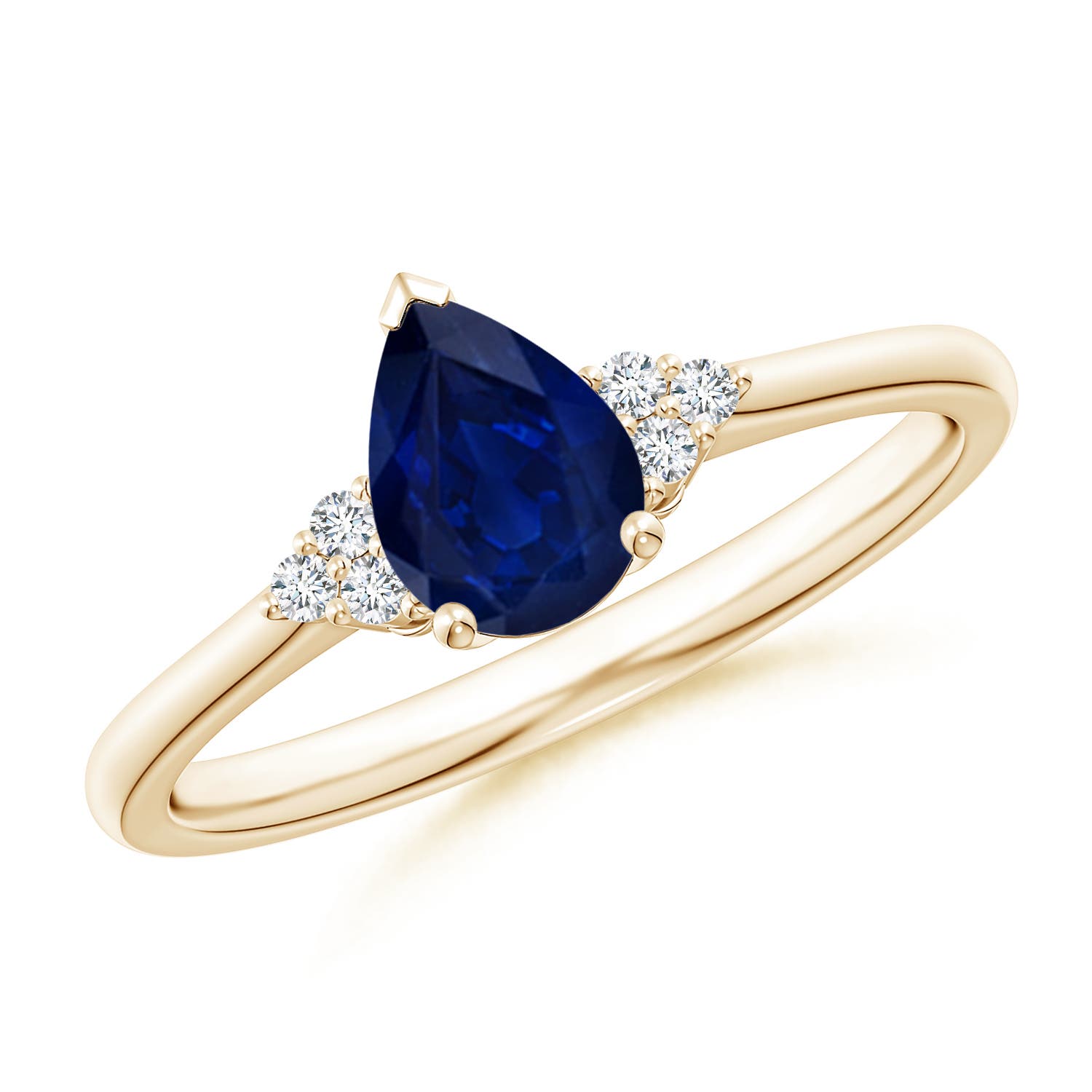 AA - Blue Sapphire / 0.81 CT / 14 KT Yellow Gold