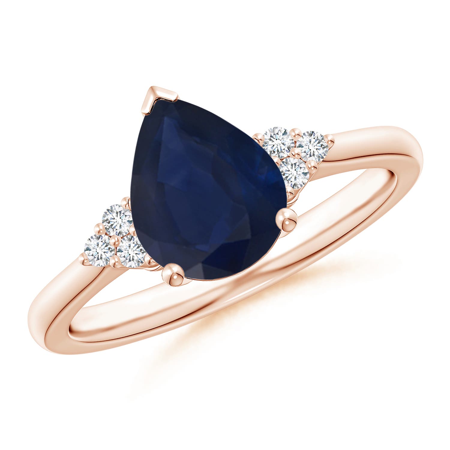 A - Blue Sapphire / 1.83 CT / 14 KT Rose Gold