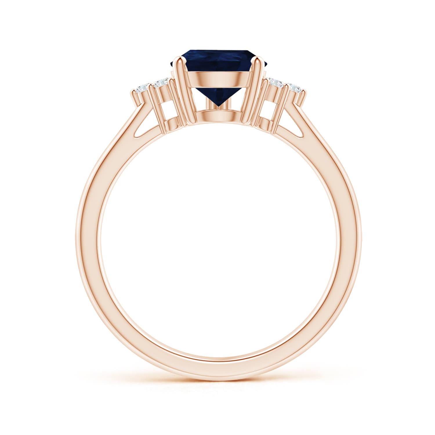 A - Blue Sapphire / 1.83 CT / 14 KT Rose Gold