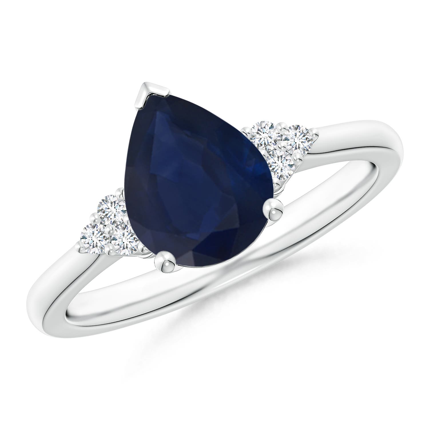 A - Blue Sapphire / 1.83 CT / 14 KT White Gold