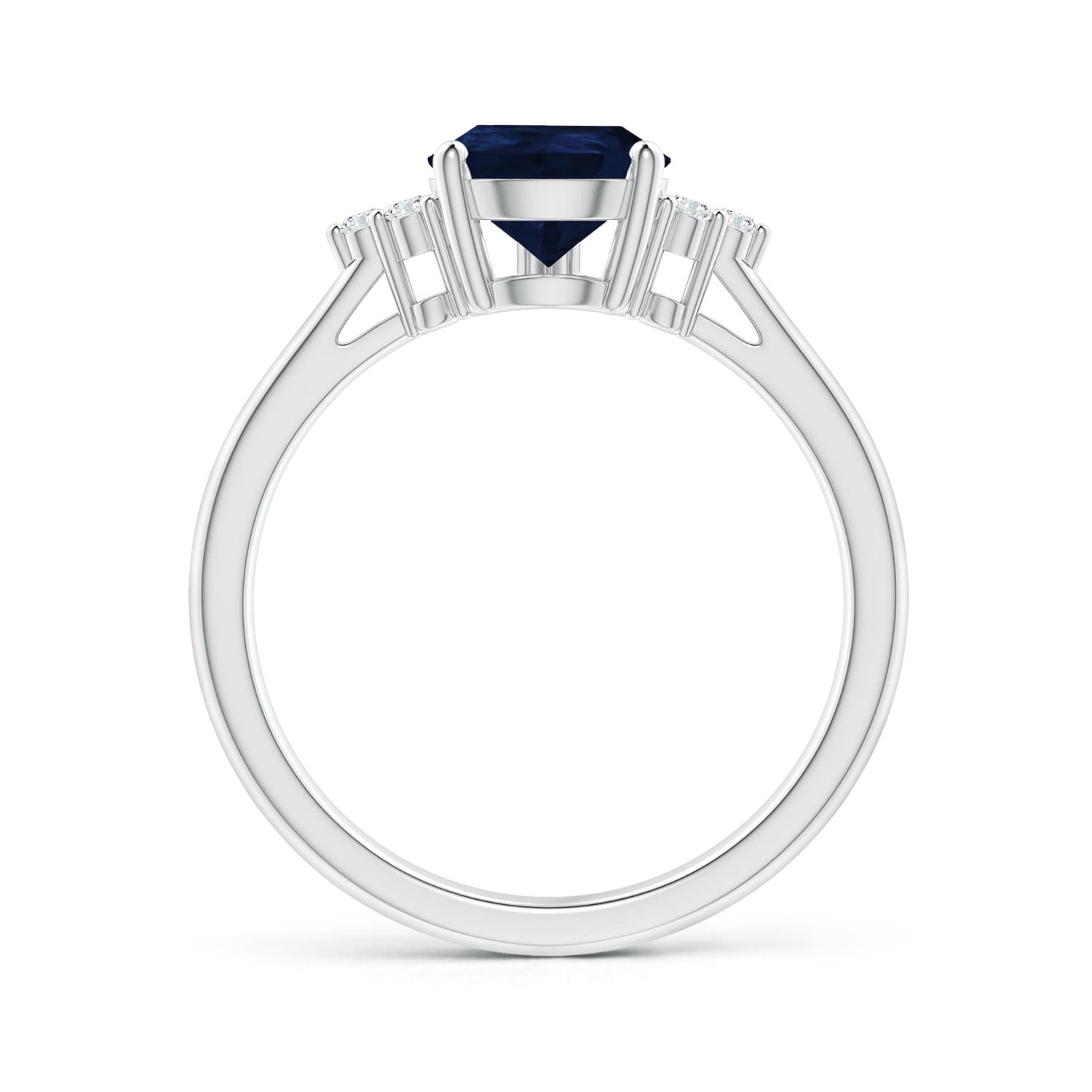 A - Blue Sapphire / 1.83 CT / 14 KT White Gold