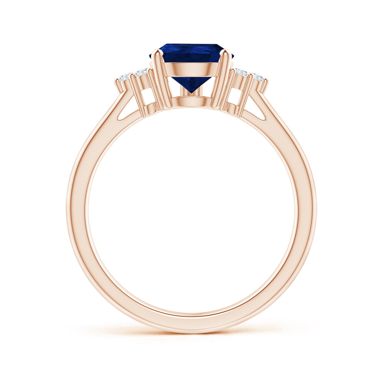 AA - Blue Sapphire / 1.83 CT / 14 KT Rose Gold