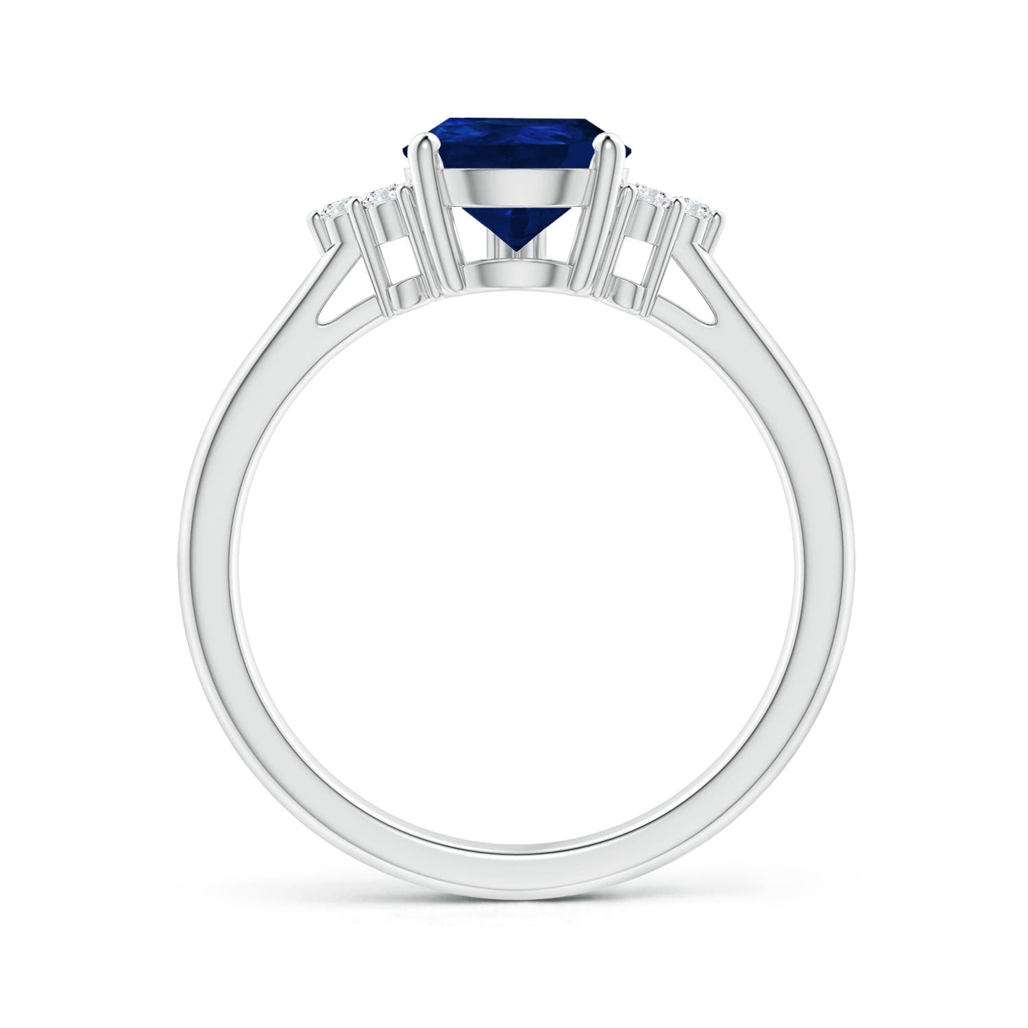 AA - Blue Sapphire / 1.83 CT / 14 KT White Gold