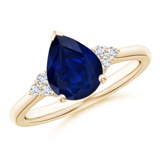 Pear AA Blue Sapphire