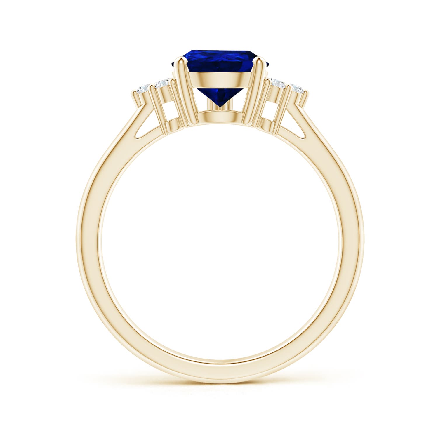 AAAA - Blue Sapphire / 1.83 CT / 14 KT Yellow Gold