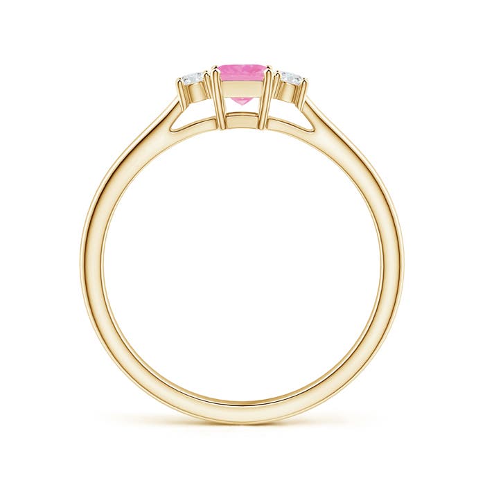 A - Pink Sapphire / 0.37 CT / 14 KT Yellow Gold