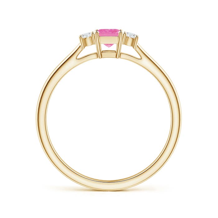 AA - Pink Sapphire / 0.37 CT / 14 KT Yellow Gold