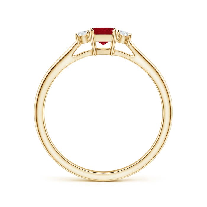 AA - Ruby / 0.42 CT / 14 KT Yellow Gold