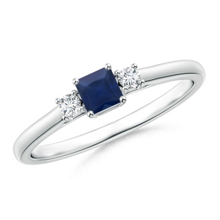 Square A Blue Sapphire