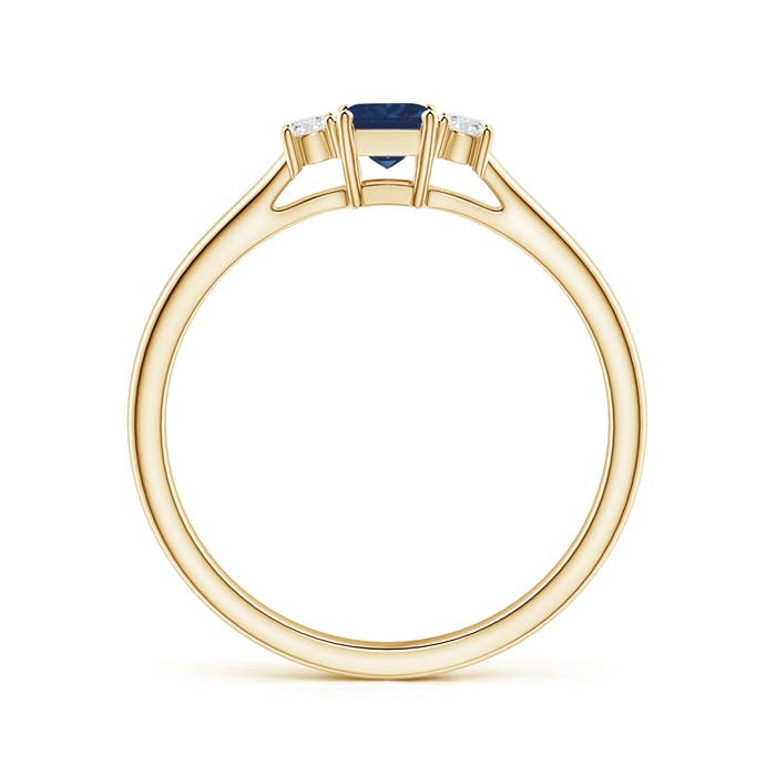 AA - Blue Sapphire / 0.37 CT / 14 KT Yellow Gold