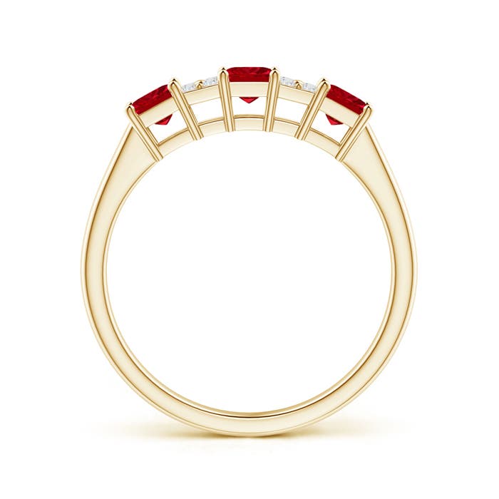 AAAA - Ruby / 0.68 CT / 14 KT Yellow Gold