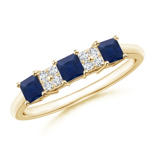 Square A Blue Sapphire