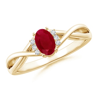 Oval AA Ruby