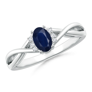 Oval A Blue Sapphire