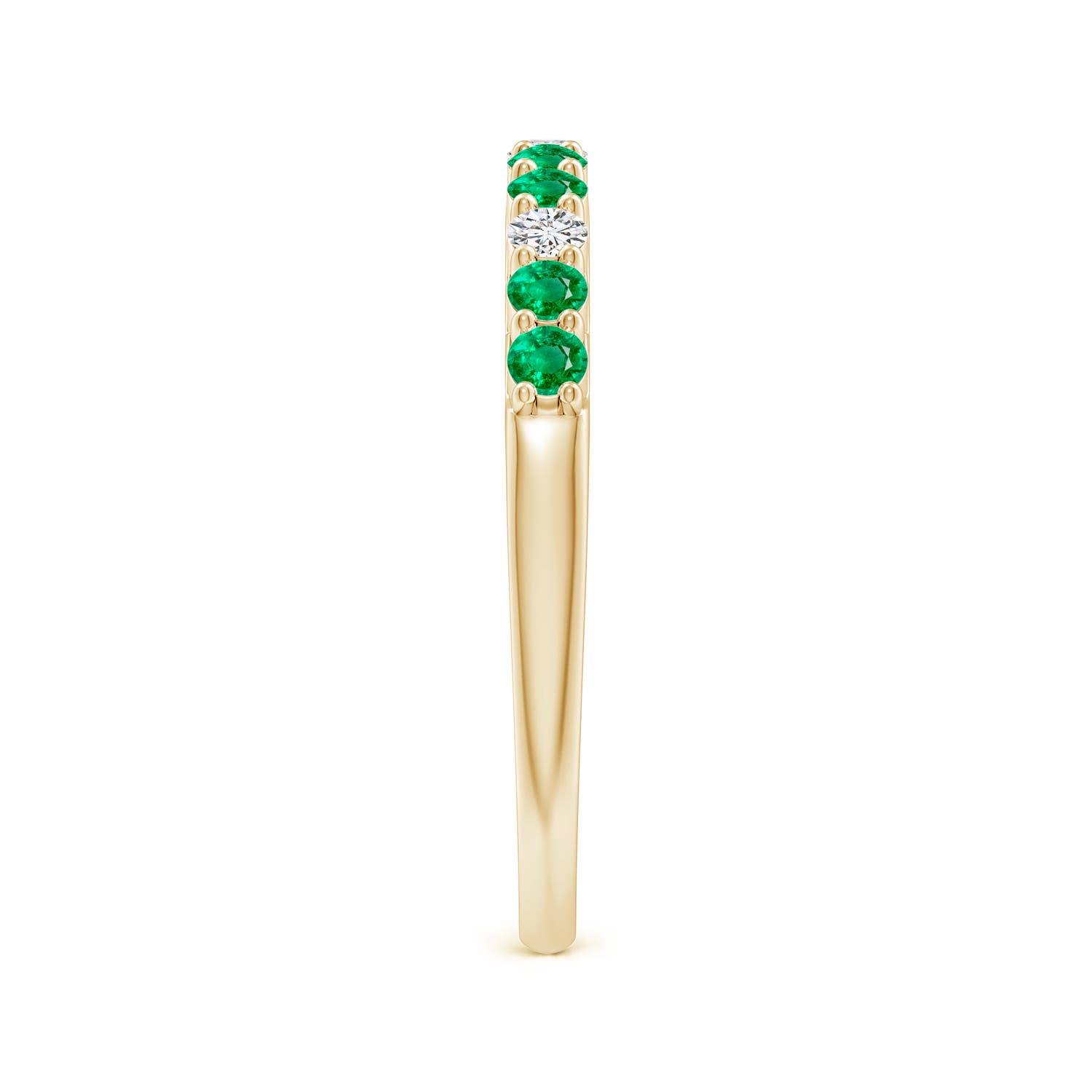 AAA - Emerald / 0.47 CT / 14 KT Yellow Gold