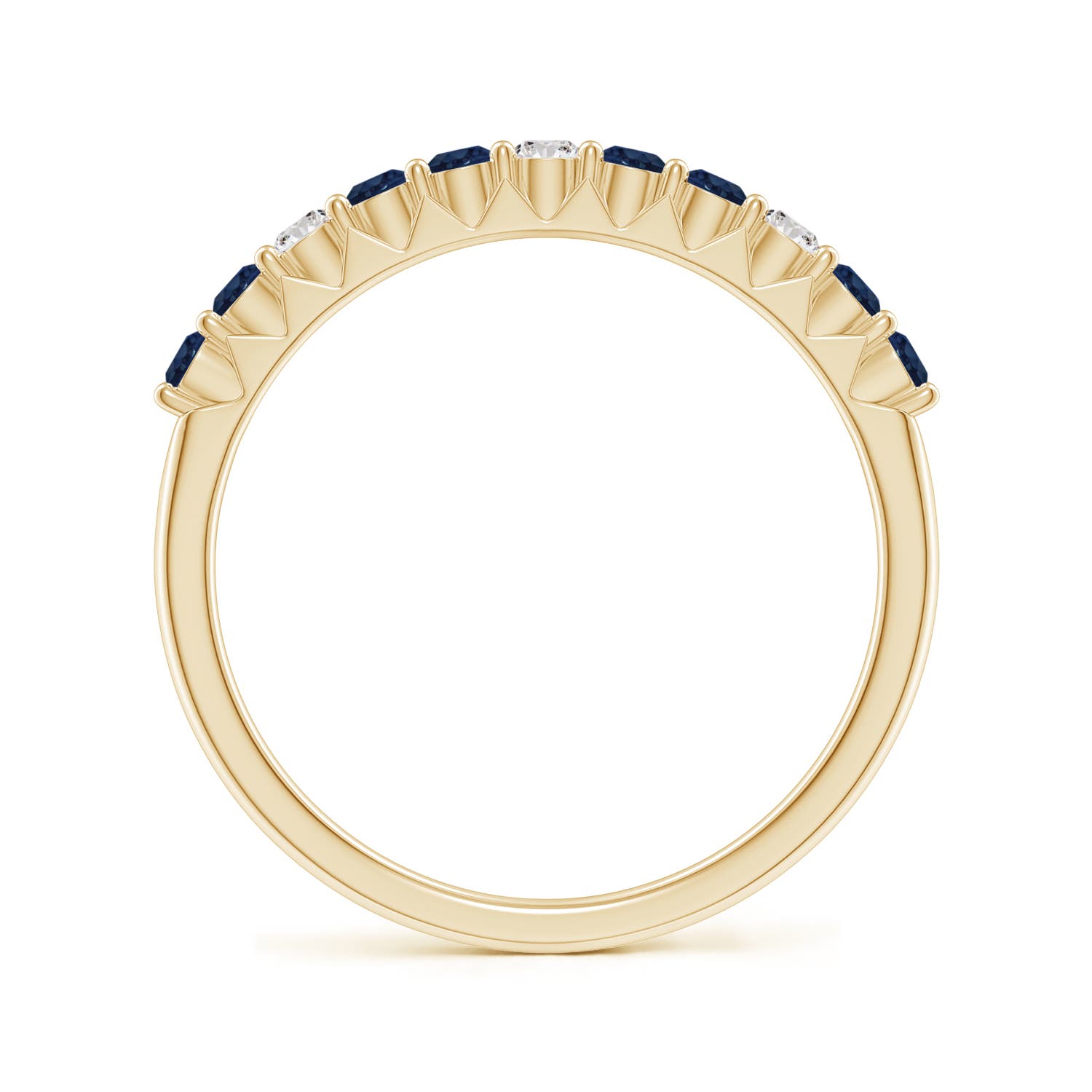 AA - Blue Sapphire / 0.51 CT / 14 KT Yellow Gold