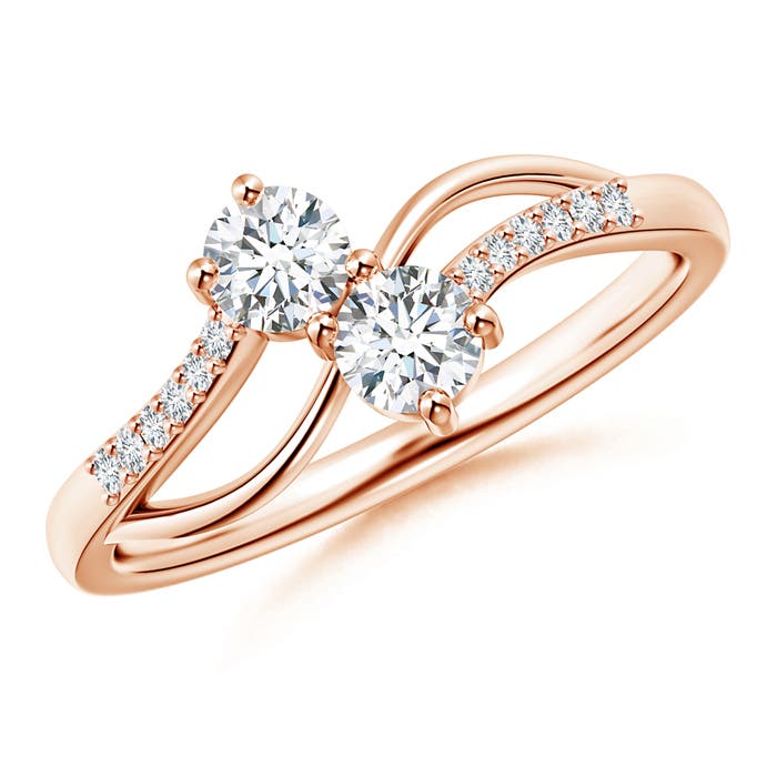 G, VS2 / 0.42 CT / 14 KT Rose Gold